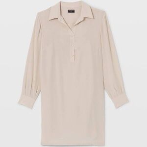 Club Monaco Silk Button Shirt Dress - Size 6